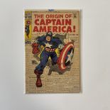 Captain America #109 Marvel Comic 1976. Origin of Captain America