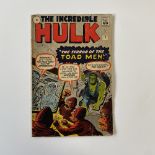The Incredible Hulk #2 Marvel Comic 1962. Pence version