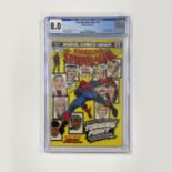 Amazing Spider-Man #121 CGC 8.0, The "death" of Gwen Stacey. 1973 Bronze Age Comic Cent copy.