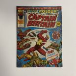 Captain Britain #1 Comic Book. First Captain Britian Comic