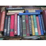 Twenty Two Folio Society Editions, historical reference, etc, all in slipcases:- One Box.