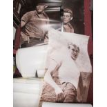 A Collection of James Dean Posters, 1980's and later.