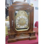Bracket Clock, Fusee, eight bells and musical, key and pendulum, J. Thwaites of London, brass and