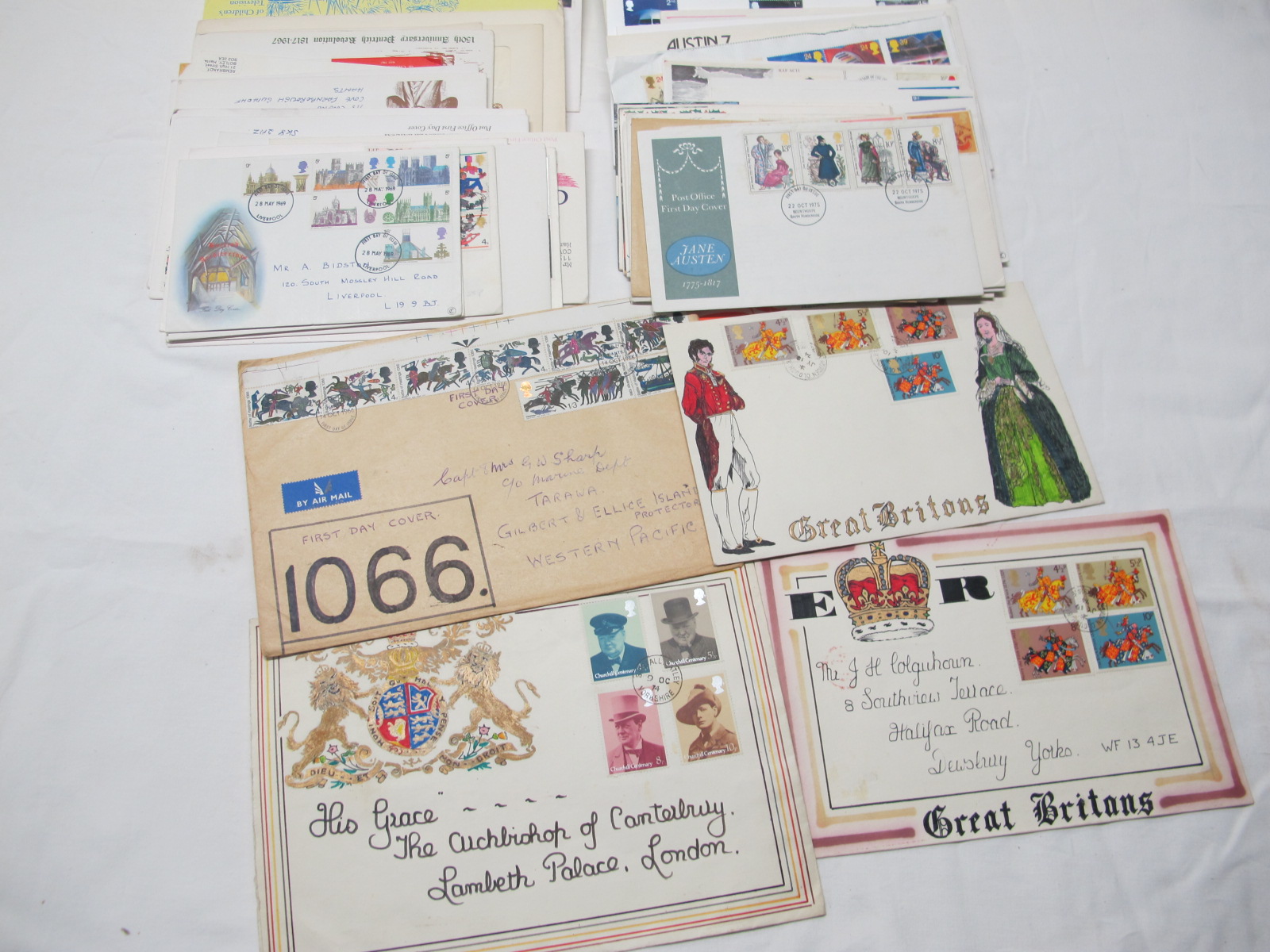 A Collection of Over Two Hundred FDC's, from early QEII to 2008 mixed condition, but many fine