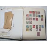 An Album of G.B and World Mint and Used Stamps, includes G.B KEDVII and KGV to 2/6d used, Ireland,