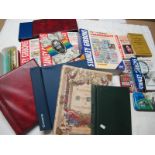 A Large Box Containing Empty Albums and Cover Albums, Catalogues and Philatelic Accessories,