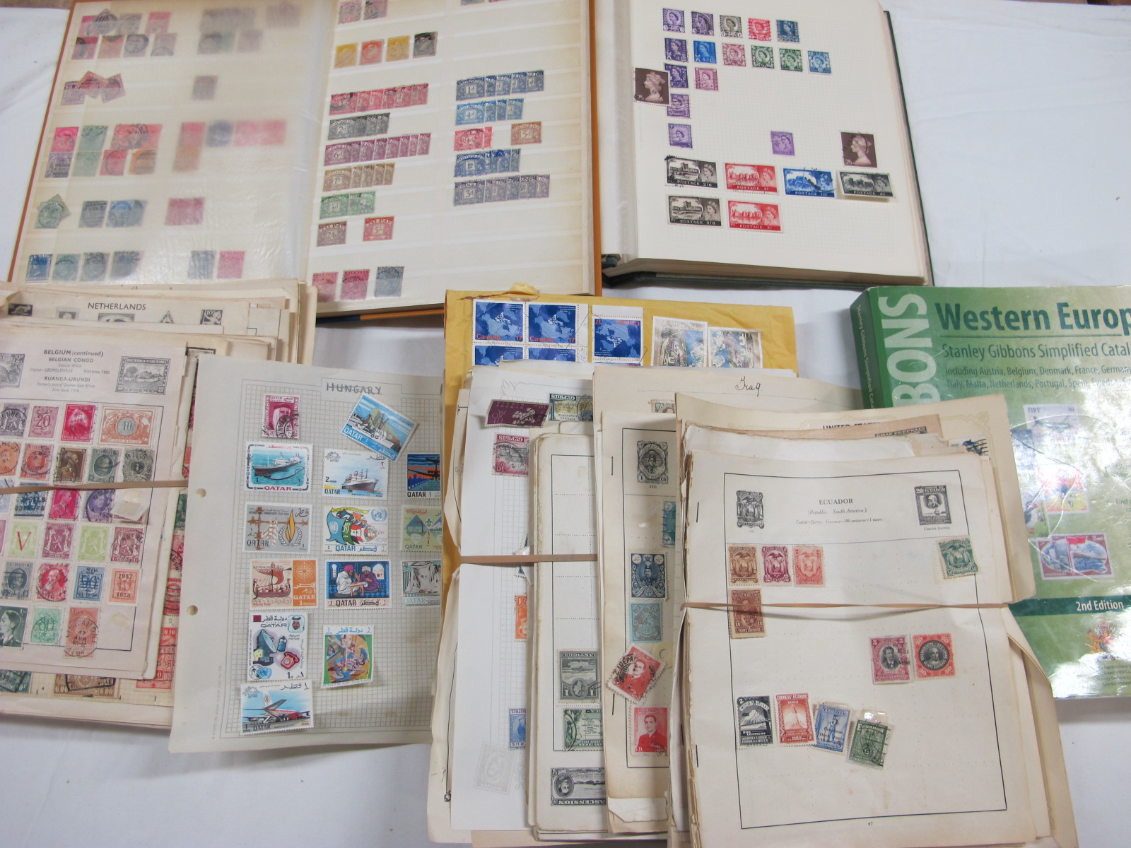 A Collection of GB and World Stamps, om al;bum pages and in stockbooks, plus a Stanley Gibbons
