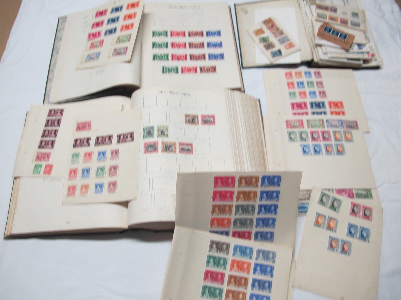 Two Imperial Albums a Victory Album and Album Pages of Mainly GB and Commonwealth Stamps,