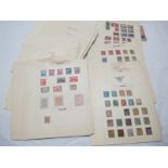 A Commonwealth and World Collection of Mint and Used Stamps on Album Leaves, many hundreds of