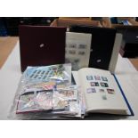 A Large Collection of Guernsey and Alderney Stamps and Mini Sheets, housed in four luxury albums and
