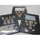 A Collection of G.B Queen Victoria Embossed Stamps, with all three denominations present and on