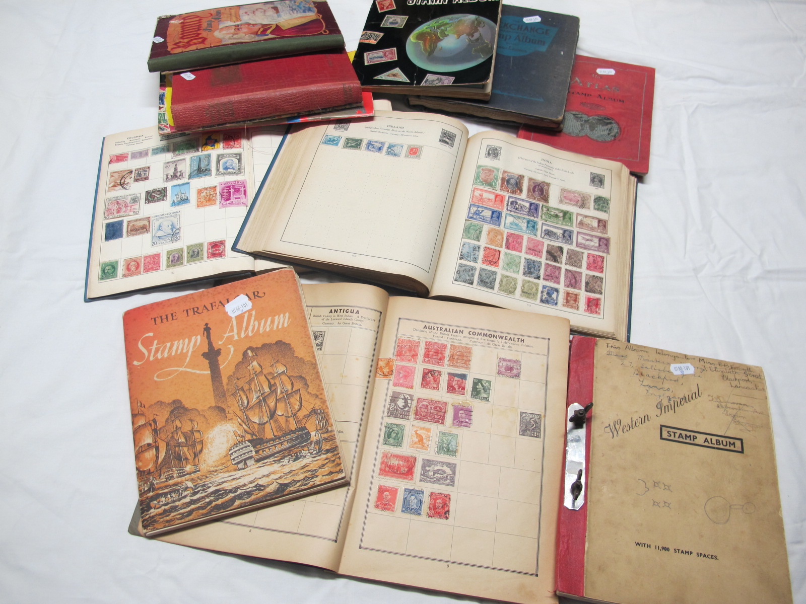 An 'All World' Stamp Accumulation, housed in thirteen junior albums, early to modern.