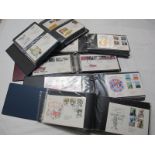 A Collection of 225 GB First Day Covers's from 1970's to 1990's, in five cover albums.