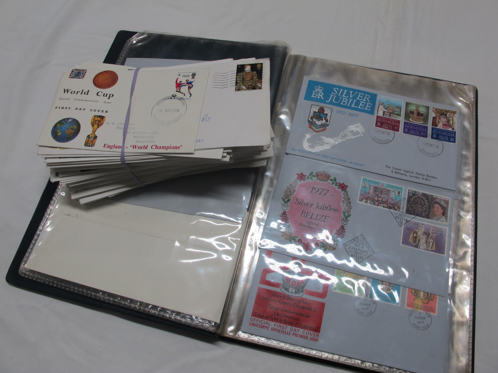 A Collection of Over Twenty Silver Jubilee British Commonwealth First Day Covers and Over Seventy