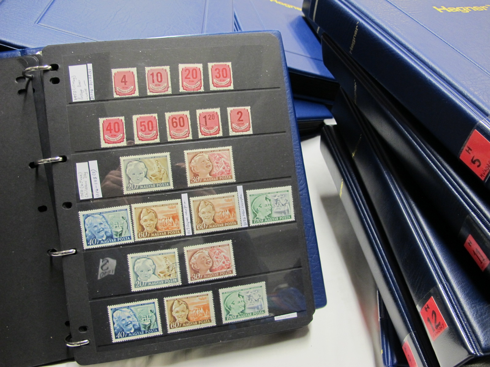 A Truly Magnificent Specialist Collection of Hungary Stamps, from 1871-2010, housed in fourteen