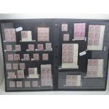 A Fine KEDVII Collection of 6d Stamps, mounted and unmounted mint, including inter pane block of