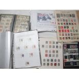 Germany, Switzerland, Czechoslovakia Stamp Collection, early to modern, housed in two albums,