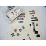 A Collection of German Mint and Used Stamps, on album leaves and loose from 1930's to post war.