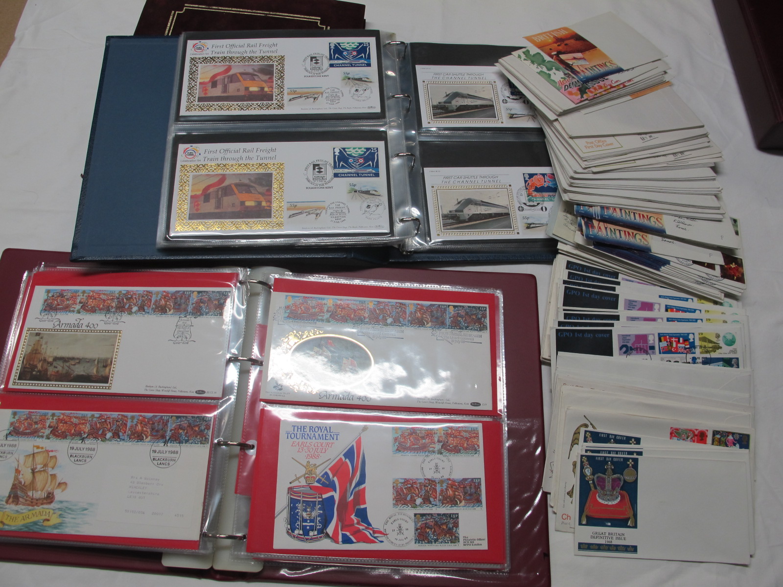 A Collection of Over 600 GB Royal Mail and Benham First Day Covers's form QEII Pre Decimal to