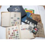 A Box Containing a Number of Albums and Packets of Stamps and Covers. from Commonwealth and World