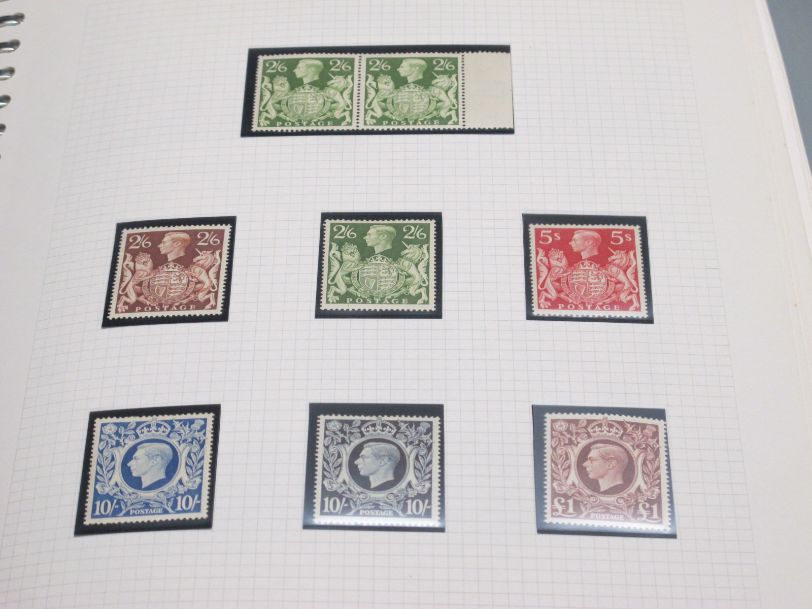 A Collection of King George VI Mint Commonwealth Stamps, mainly definitive sets, including most high - Image 2 of 16