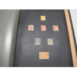 Australia and Canada Stamp Collection, early to around 1950, housed i a black loose leaf album.