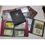 Five Albums 'Thematic' First Day Cover's, plus a stockbook and two catalogues of 'Birds' stamps