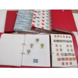 World Stamps Collection, early to modern, housed in six ring binders.