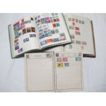 Three Albums of G.B, Commonwealth and World Stamps, in three albums, a few hundred, mixed mint and