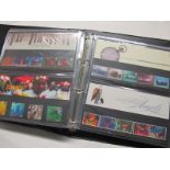 A Deluxe Cover Album Containing Mint Decimal GB Presentation Packs, with a total face value of
