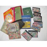 A Small Carton of Mainly Used Stamps, in eight albums and a small number of stock cards.