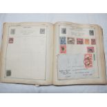 An Old Time Collection of World Stamps, in a Strand stamp album, a few hundred stamps with very