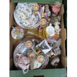 Teviotdale Resin Figures, Continental figurines, Oriental plates, vintage cars, other ceramics:- One