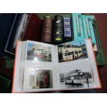 Bus Memorabilia, including photographs from 1950's and later, mainly coloured in seven albums,