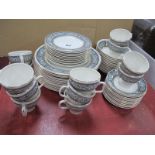 Wood and Sons Ironstone 'Saracen' Tea and Dinner Service, plates, cups, saucers, bowls,
