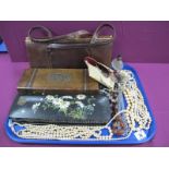 Vintage 'Gants' French Glove Box, further glove box, vintage ladies handbag, vintage sunglasses,