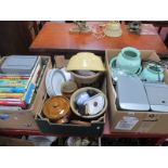 Bread Cock, casserole, kitchenware, children's annuals cd system (untested sold for parts only),
