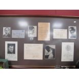 Classical Music Autographs from The 1950's, including Moiseiwitsch, Elinson, Cartot, Cohen, on