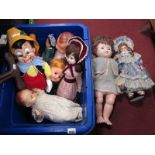 A Collection of Dolls by Assorted Makers, including Alberon collectable display doll, a battery