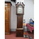 An Early XIX Century George III Eight-Day Longcase Clock, the white dial inscribed "Pilts - Epworth"