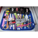 Assorted Modern Wristwatches, including Disney, Swatch, ICE, Tikkers, Vtech, etc :- One Tray