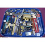 Assorted Ladies and Gent's Wristwatches, letter openers, cufflinks, pocket / fob watches, sleeve
