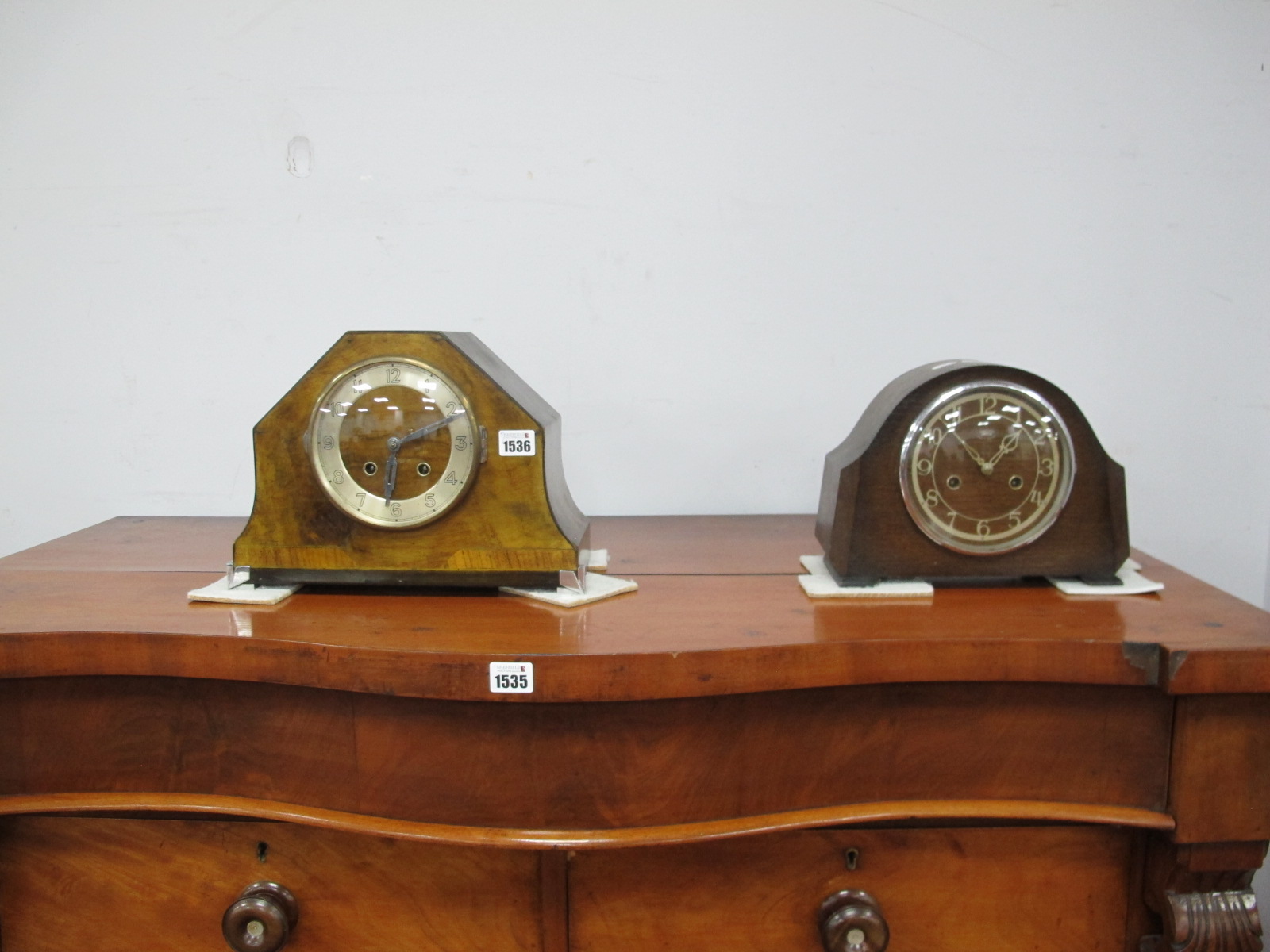 A Late XIX Century Walnut and Ebonbised Viennese Wall Clock, with eight day movement, Smiths, and