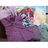 A Large Collection of Ladies Separates, including blouses, skirts, vintage underwear and