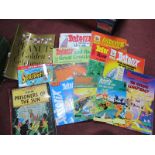 Asterix; A small selection of various publications also to include Tin Tin, Peanuts and the