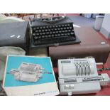 Vintage Black Typewriter, together with Imperial Good Companion typewriter and an original Odhner