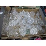 A Large Collection of Glass Salt Cellars:- One Box.