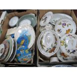 Worcester 'Evesham', plates, other ceramics:- Two Boxes.