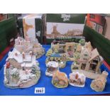 Lilliput Lane Cottages, The Winter Water Mill, etc, some boxes:- One Tray.