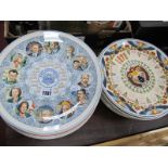 Twenty One Wedgwood Calendar Plates, various series including Horses (11 series) The Age of Reptiles